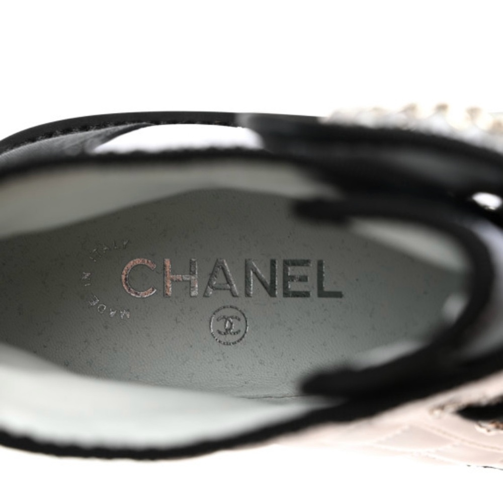Chanel Chic Fabric Quilted Combat Boots - Picture 5 of 6